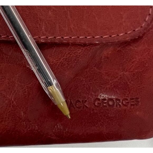 Jack Georges Genuine Leather Crossbody Bag - Picture 11 of 16